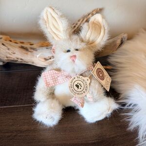 BOYDS BEARS Bunny Rabbits Lil' Peach 562404 Jointed Bunny Angel Easter